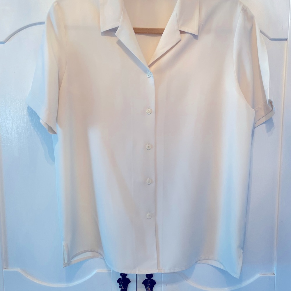 Christie & Jill Cream Blouse - Size 8